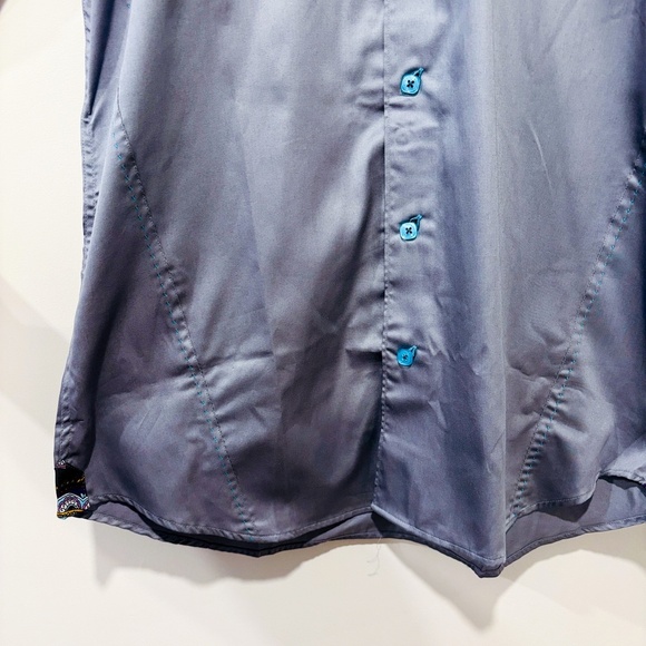 BERTIGO Grey Cargo Casual Button-Down Shirt | Medium * - Picture 5 of 8